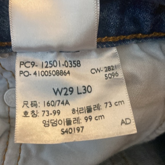 Levi’s 501 Original Fit Button Fly Distressed Jeans size 29x30, EUC - Picture 13 of 13